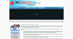 Desktop Screenshot of mysurgerydata.net